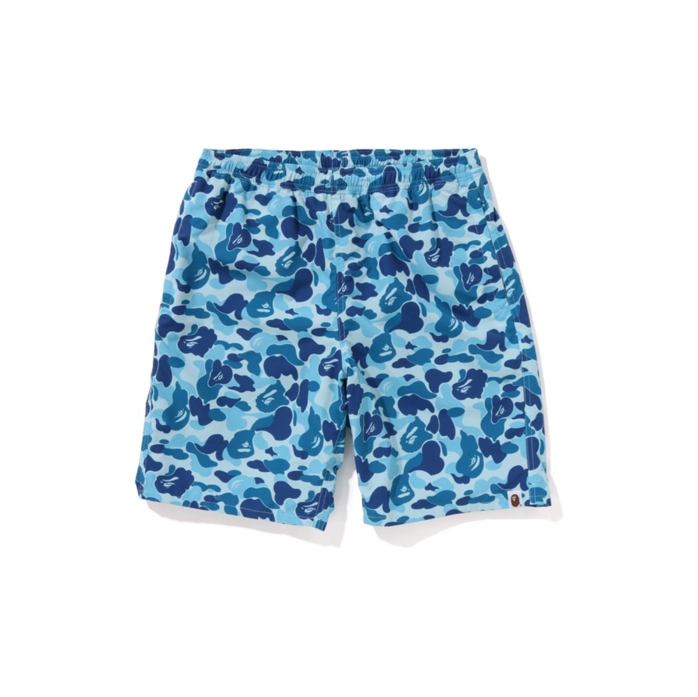 Bape ABC Camo Blue Beach Shorts