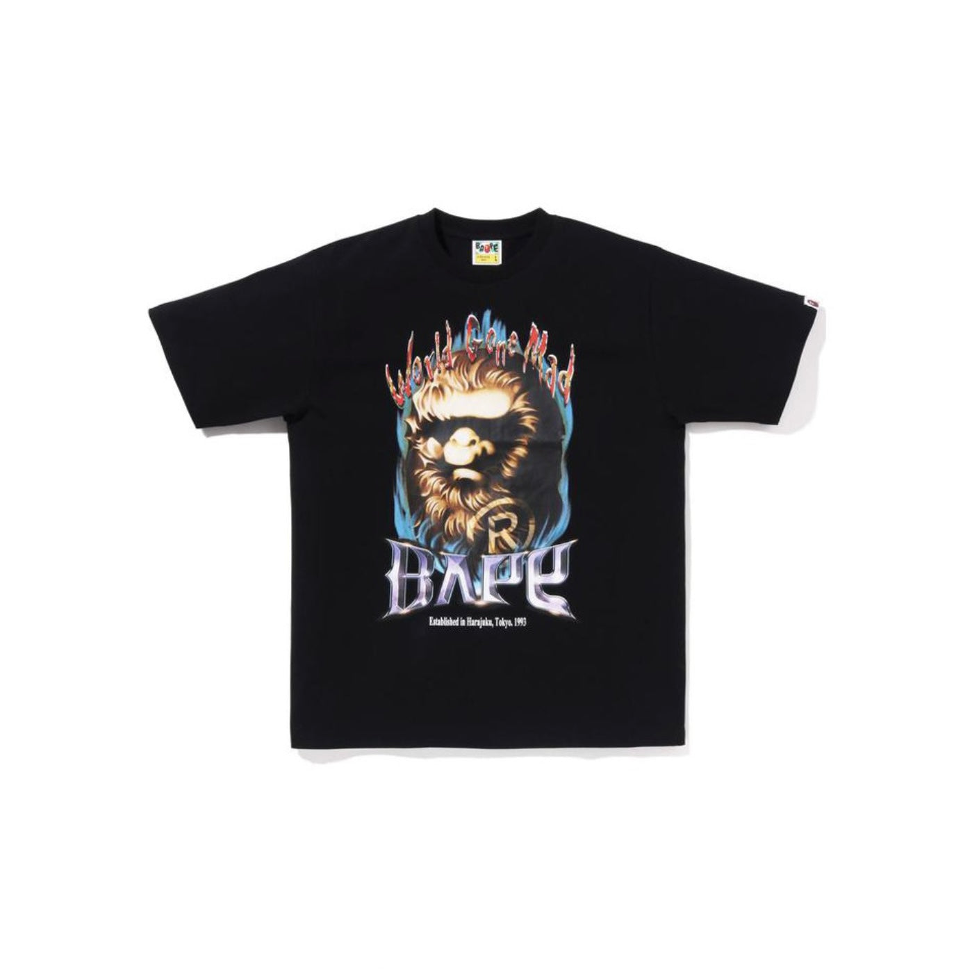 Bape 069 Big Ape Monkey Black Tee