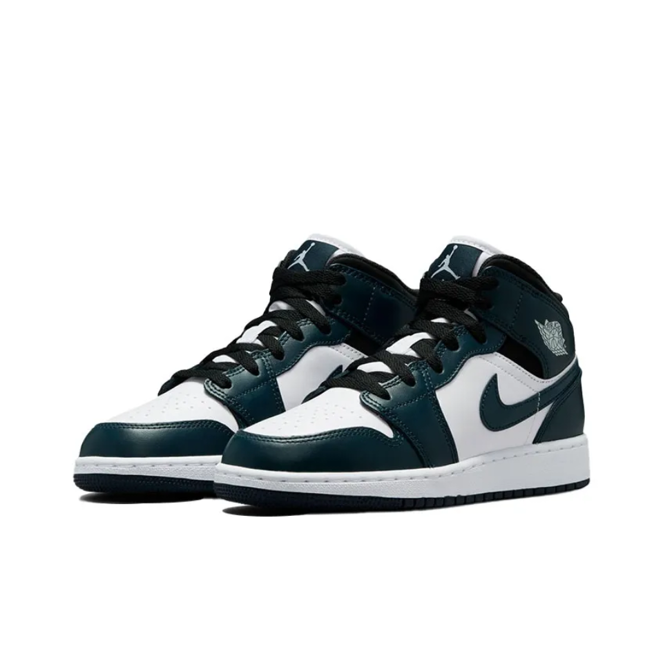 Air Jordan 1 Mid Dark Teal GS