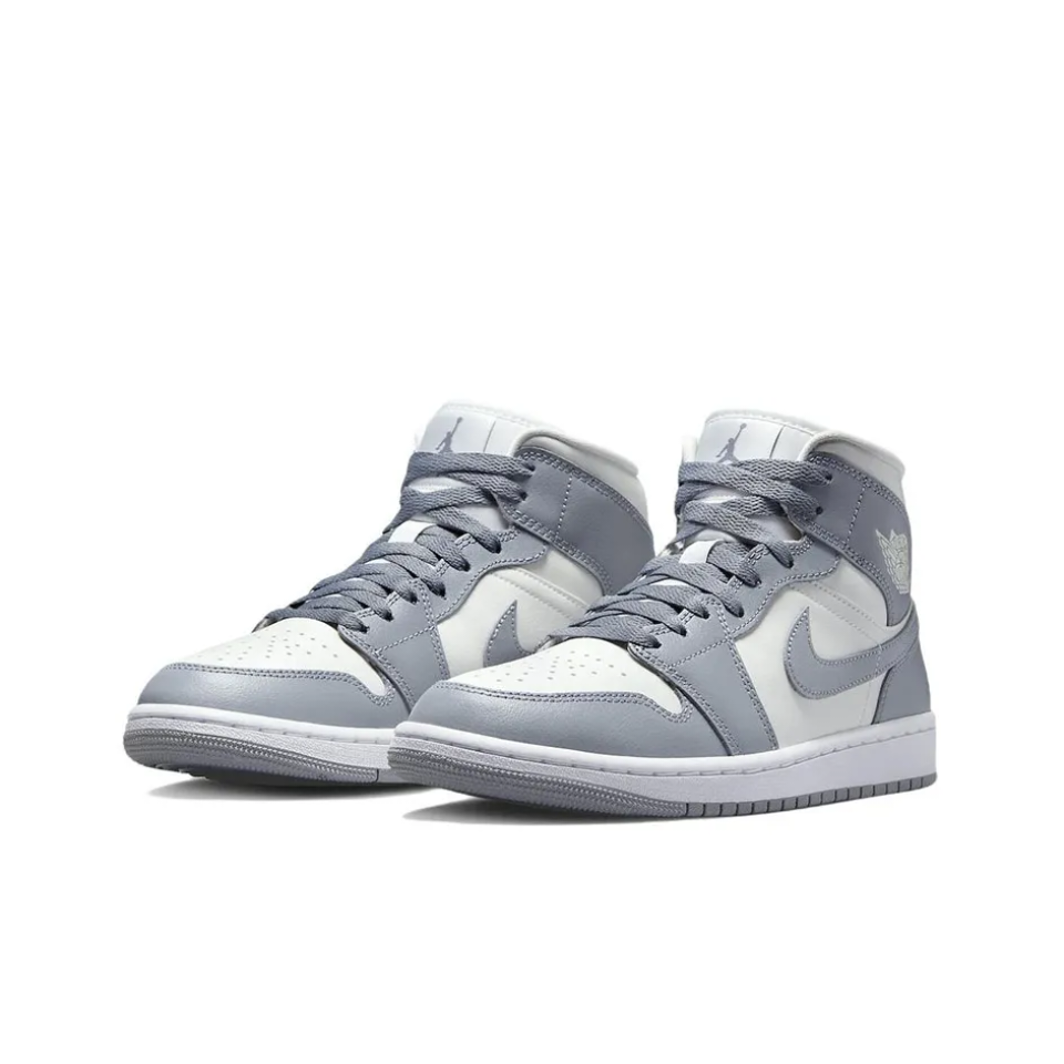 Air Jordan 1 Mid Grey Sail Women